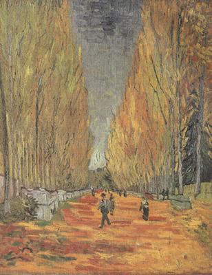 Vincent Van Gogh Les Alyscamps Norge oil painting art